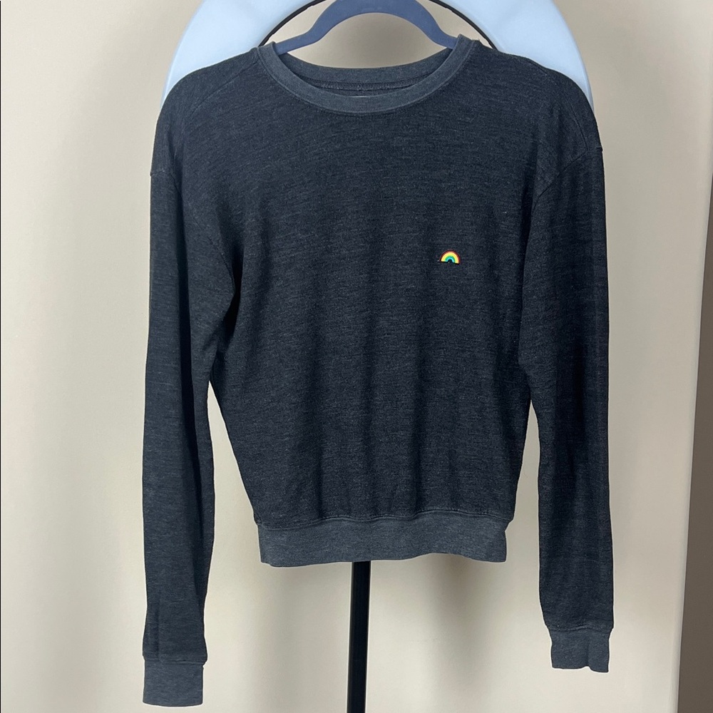 Spiritual Gangster Dark Gray Crew Neck Sweater